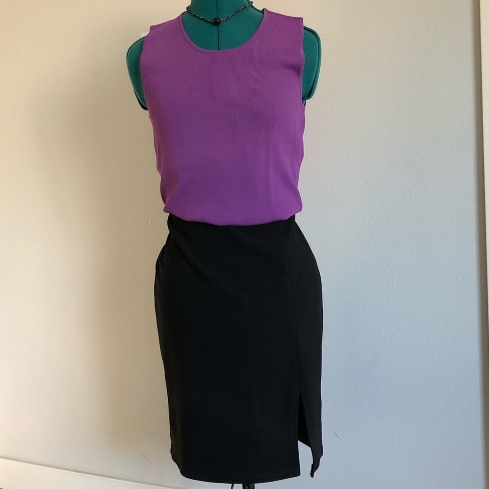 Vintage Studio Black Skirt - Picture 6 of 8